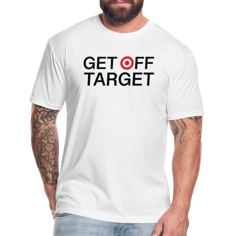 Get Off Target - Light Color Cotton/Poly T-Shirt by Next Level - white