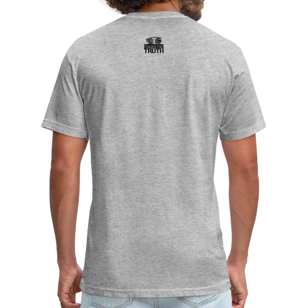 Get Off Target - Light Color Cotton/Poly T-Shirt by Next Level - heather gray