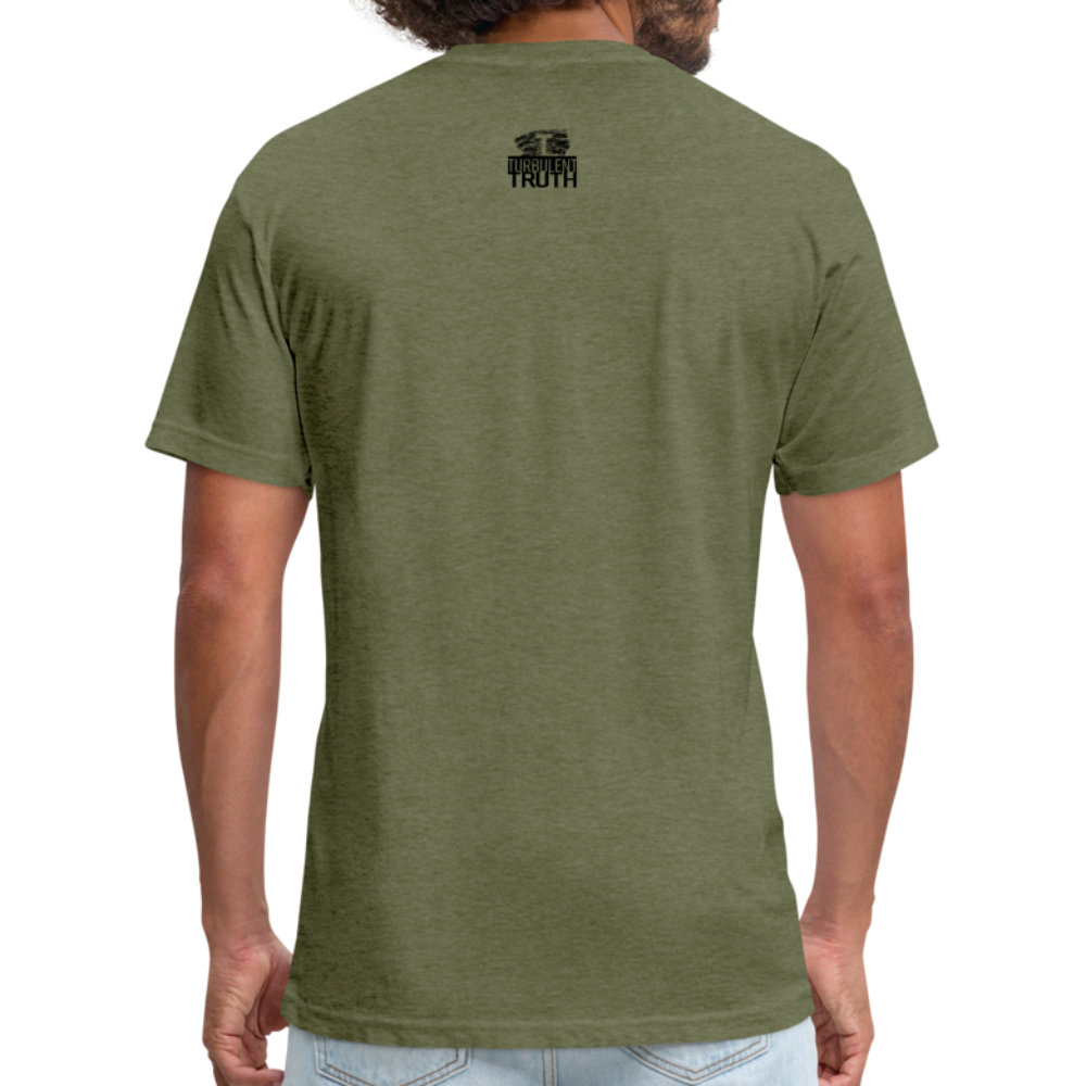 Get Off Target - Light Color Cotton/Poly T-Shirt by Next Level - heather military green