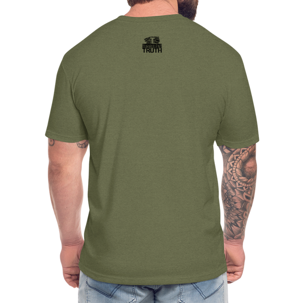 Get Off Target - Light Color Cotton/Poly T-Shirt by Next Level - heather military green