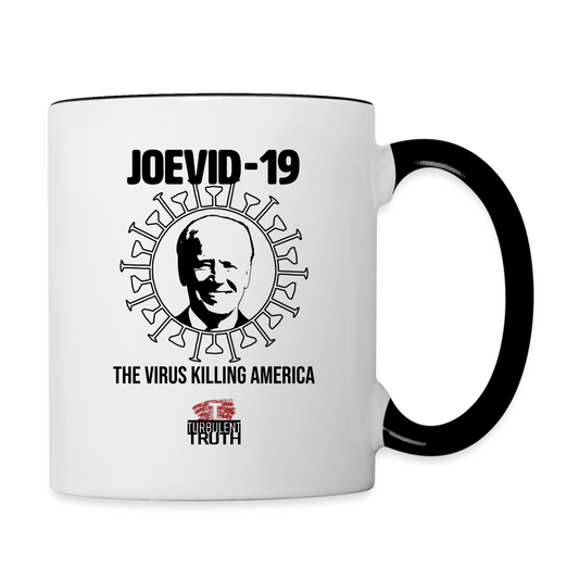Joevid-19 - Contrast Coffee Mug - white/black