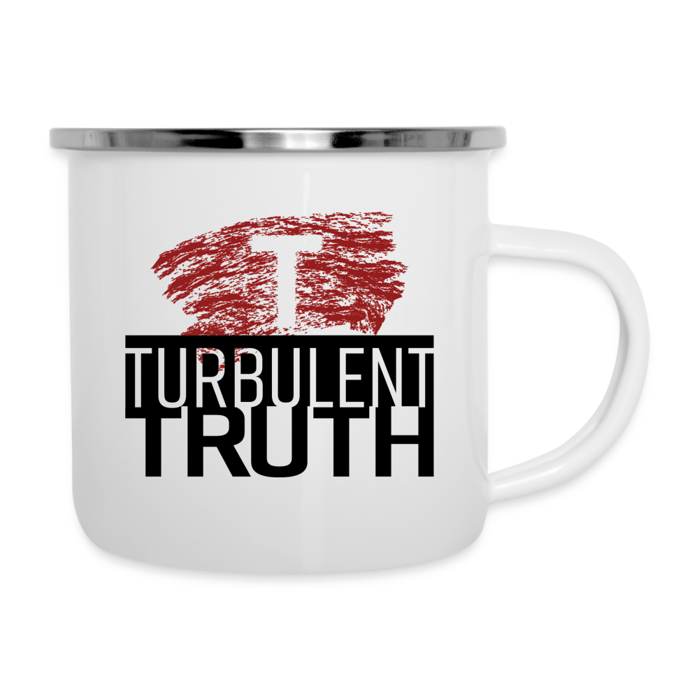 Turbulent Truth Camper Mug - white