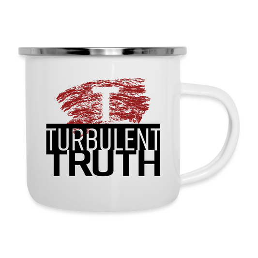 Turbulent Truth Camper Mug - white