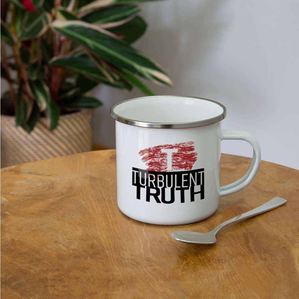 Turbulent Truth Camper Mug - white