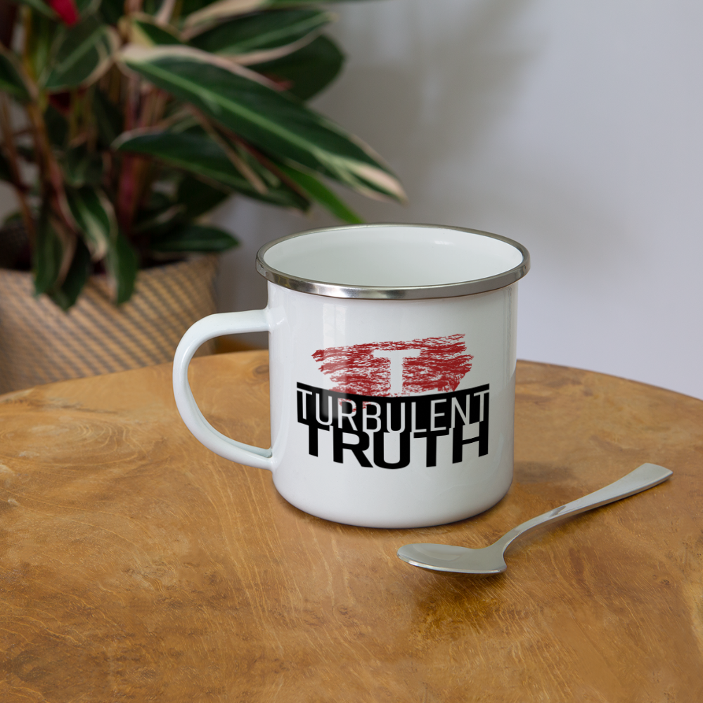 Turbulent Truth Camper Mug - white