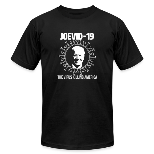 Joevid-19 - Mens Jersey T-Shirt by Bella + Canvas - black