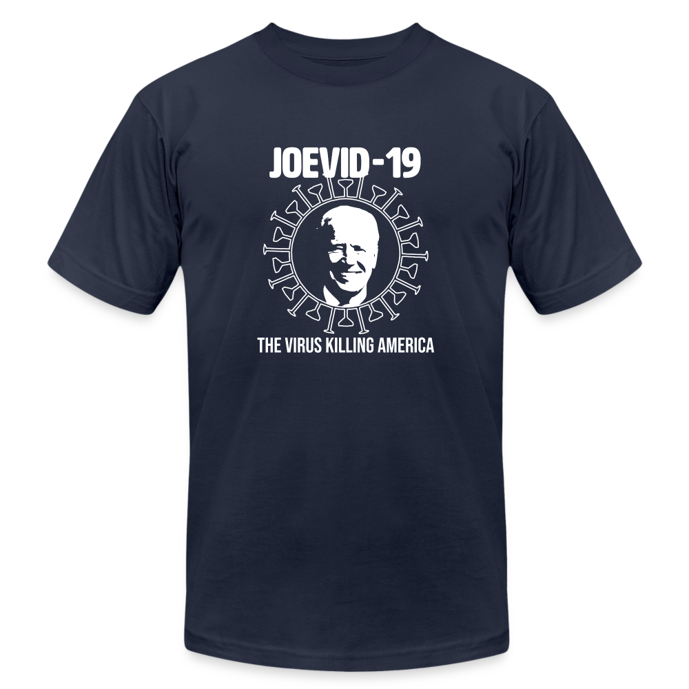 Joevid-19 - Mens Jersey T-Shirt by Bella + Canvas - navy