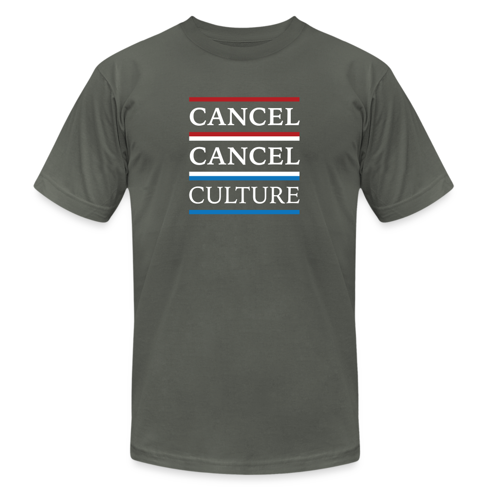 Cancel Culture - Men's Jersey T-Shirt by Bella + Canvas - asphalt