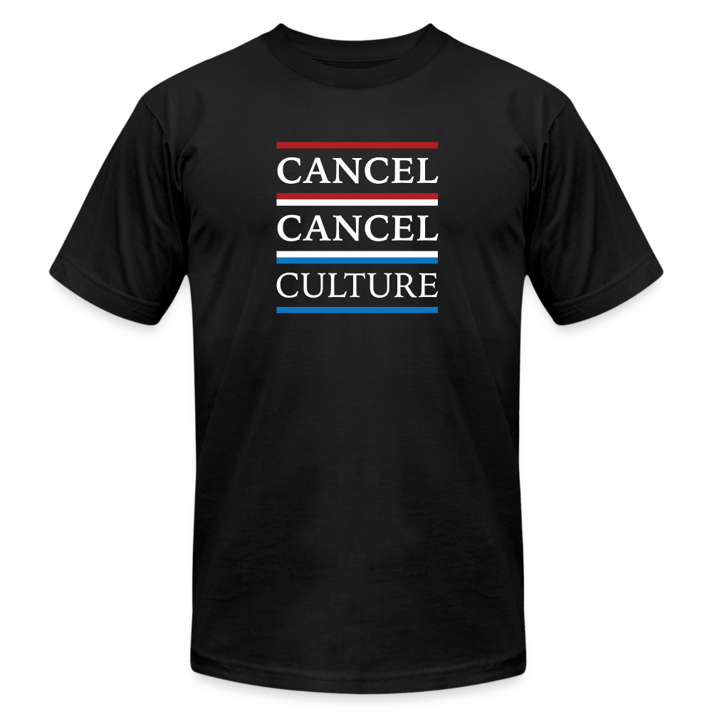 Cancel Culture - Men's Jersey T-Shirt by Bella + Canvas - black