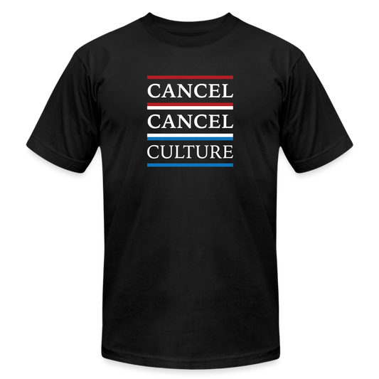 Cancel Culture - Men's Jersey T-Shirt by Bella + Canvas - black