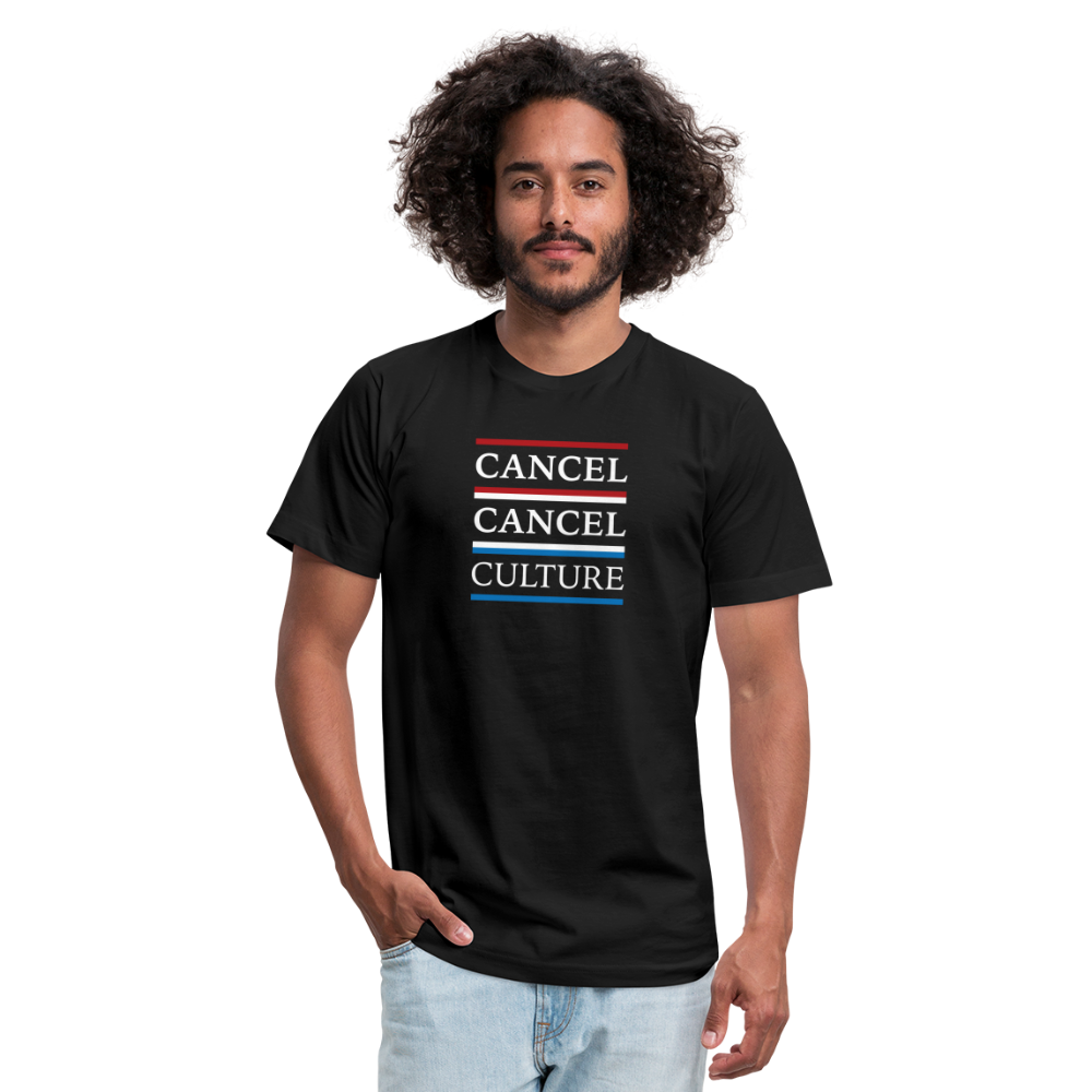 Cancel Culture - Men's Jersey T-Shirt by Bella + Canvas - black