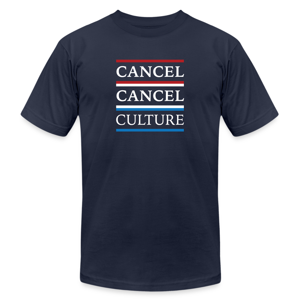 Cancel Culture - Men's Jersey T-Shirt by Bella + Canvas - navy