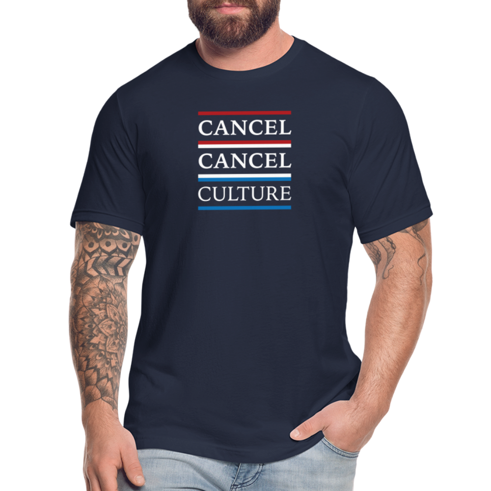 Cancel Culture - Men's Jersey T-Shirt by Bella + Canvas - navy