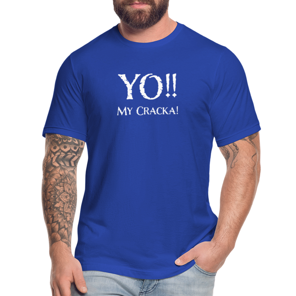 Yo My Cracka - Men's Jersey T-Shirt by Bella + Canvas - royal blue