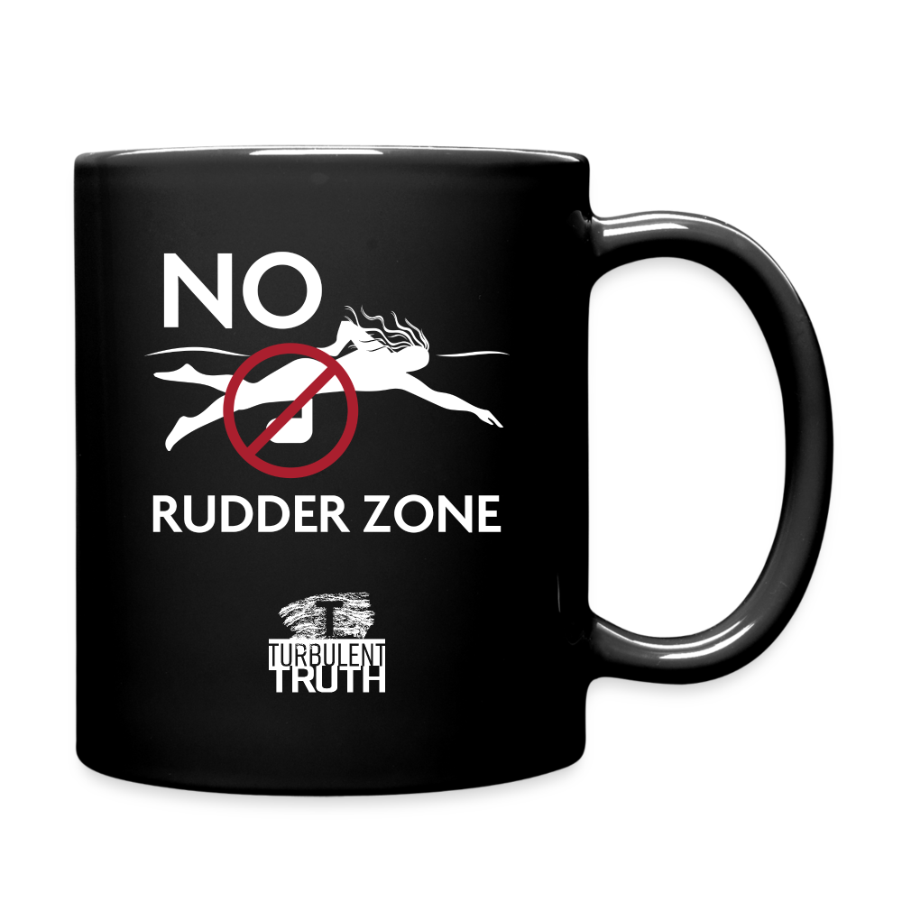 No Rudder - Full Color Mug - black