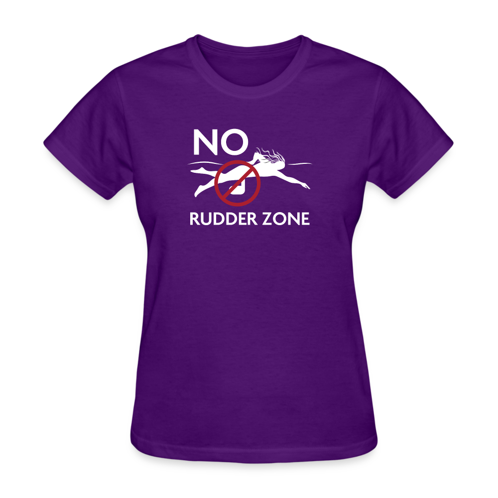 No Rudder - Women's Dark T-Shirt - purple