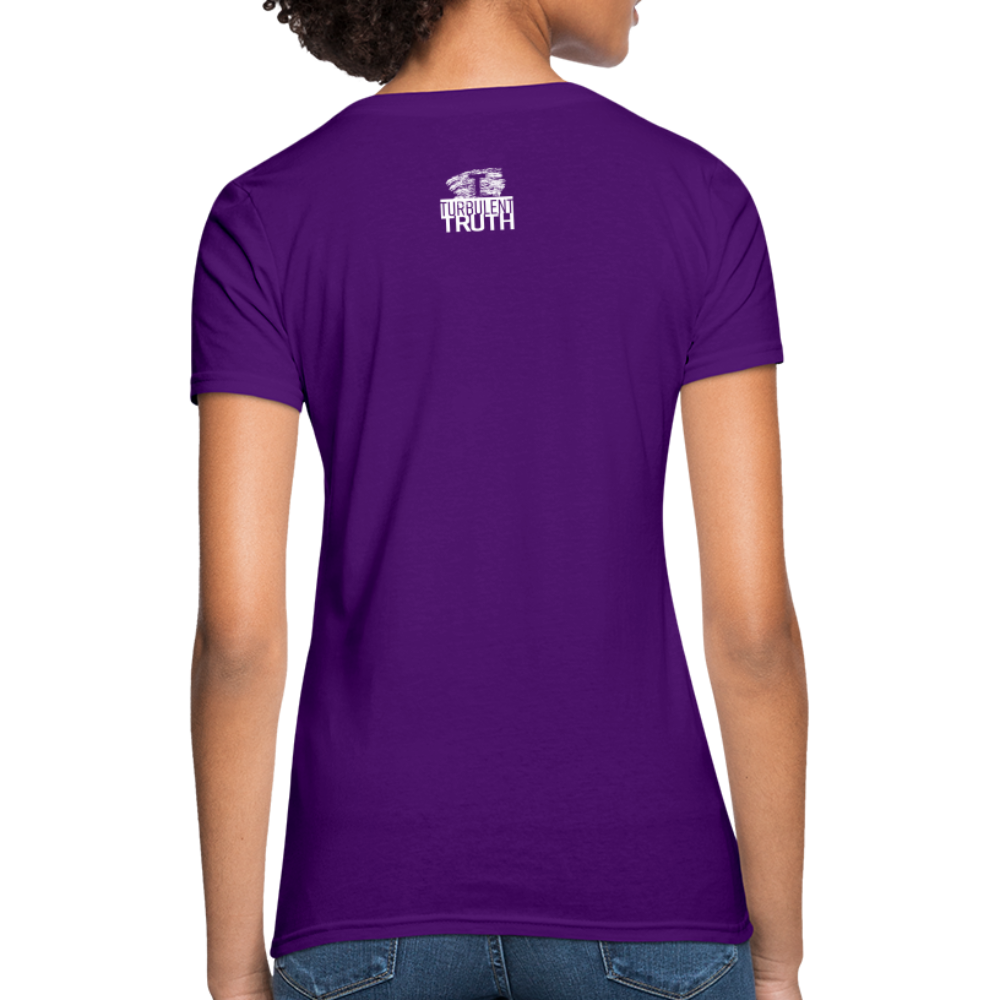 No Rudder - Women's Dark T-Shirt - purple