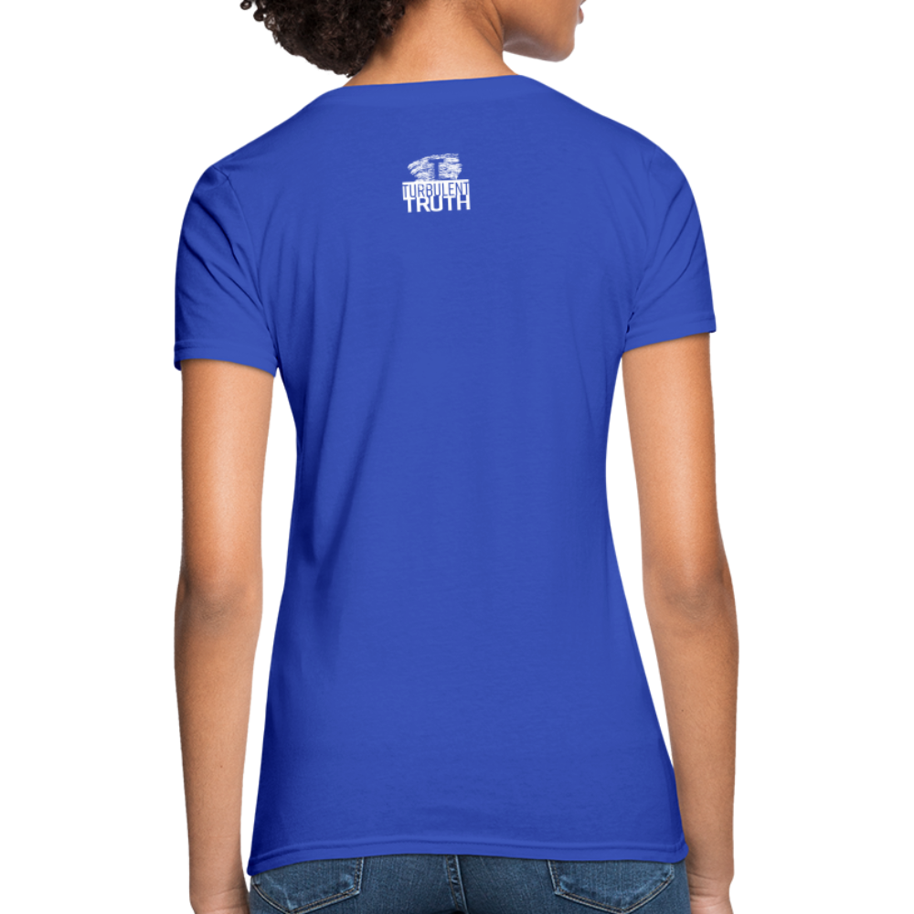 No Rudder - Women's Dark T-Shirt - royal blue