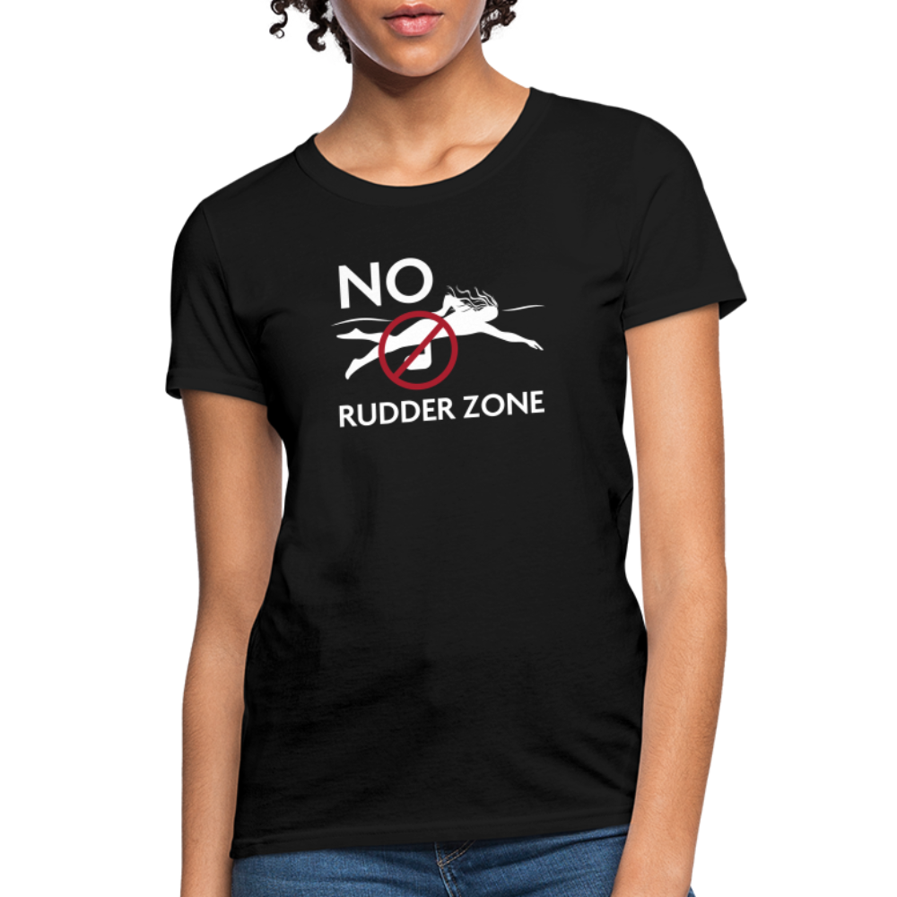 No Rudder - Women's Dark T-Shirt - black