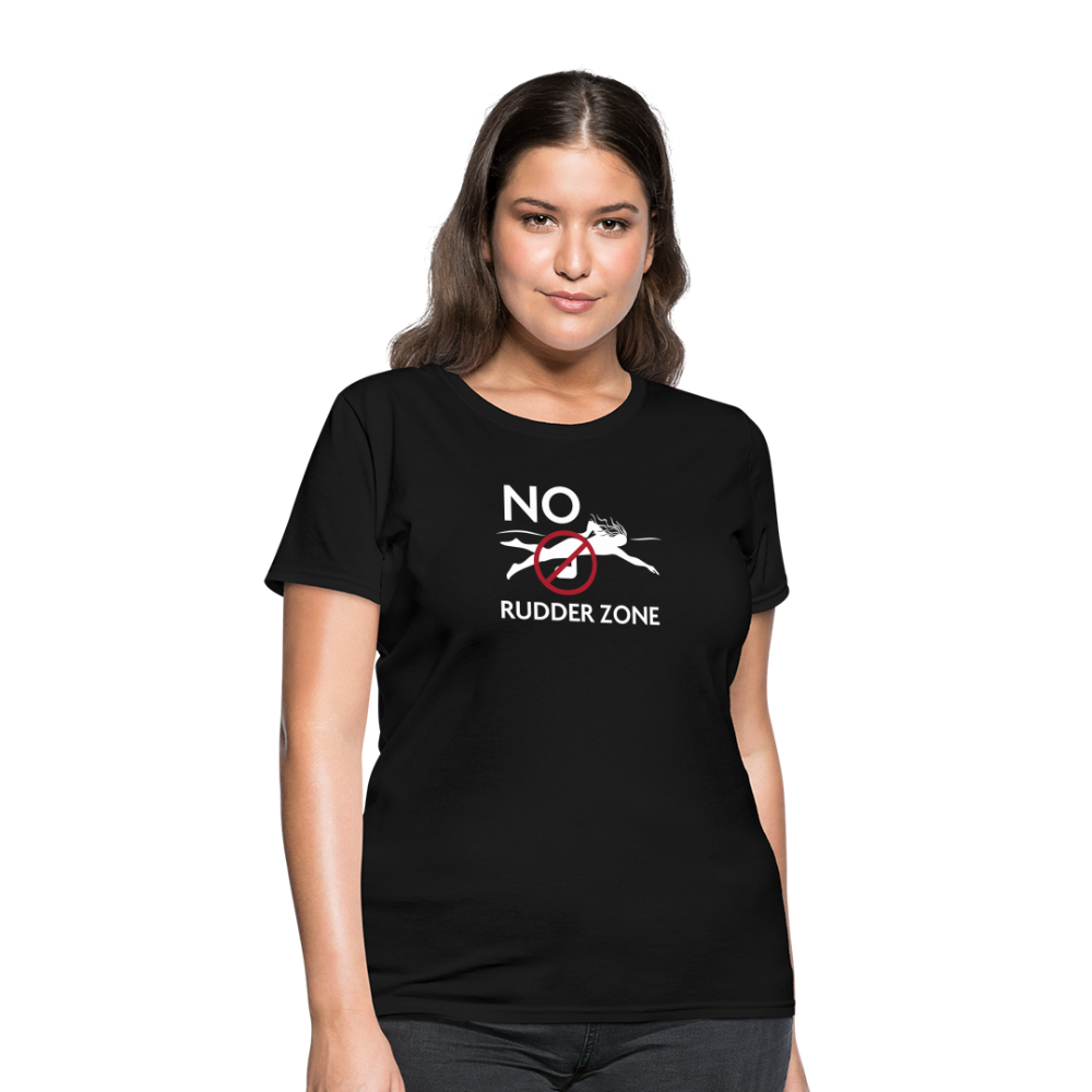 No Rudder - Women's Dark T-Shirt - black