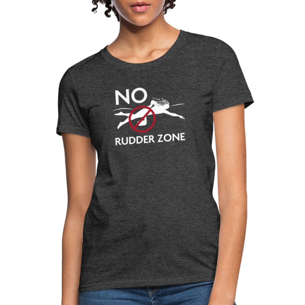 No Rudder - Women's Dark T-Shirt - heather black