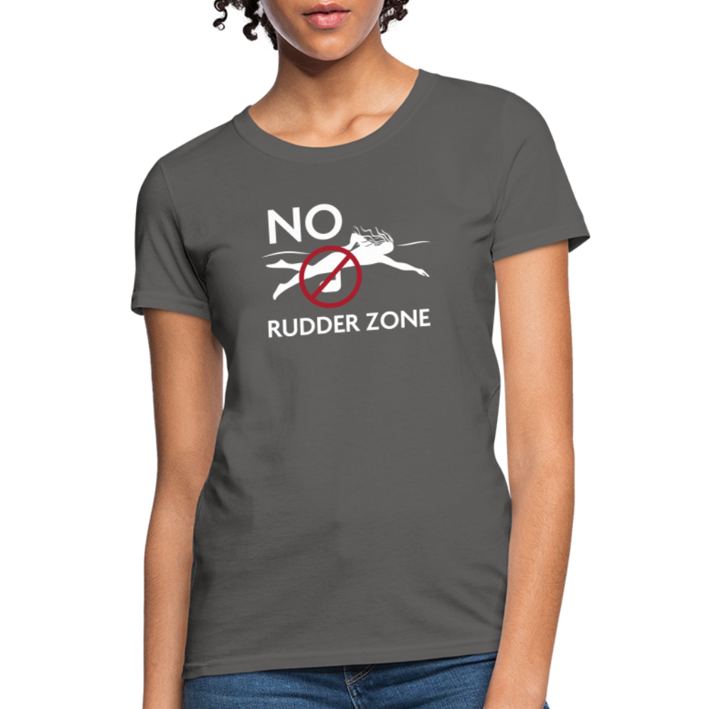 No Rudder - Women's Dark T-Shirt - charcoal