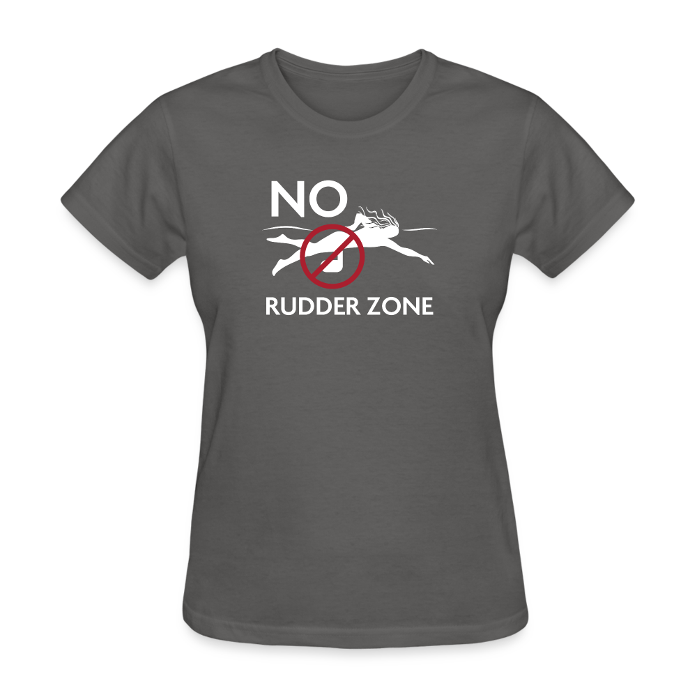 No Rudder - Women's Dark T-Shirt - charcoal