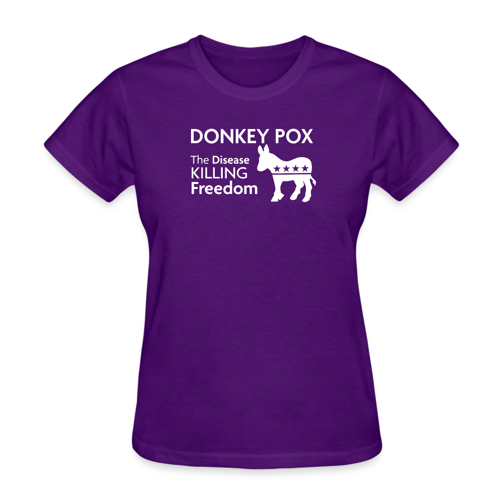 Donkey Pox - Women's T-Shirt - purple