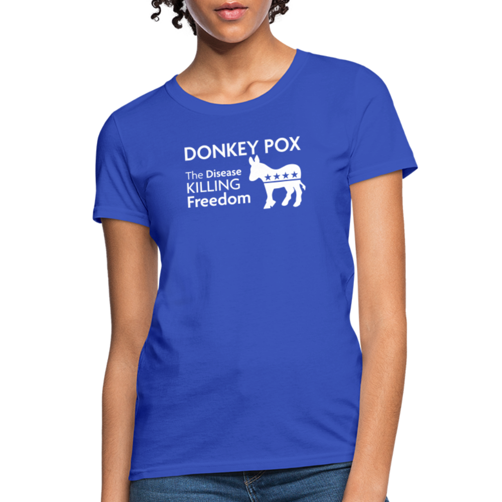 Donkey Pox - Women's T-Shirt - royal blue