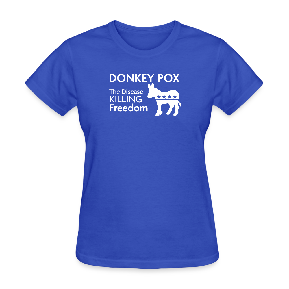 Donkey Pox - Women's T-Shirt - royal blue