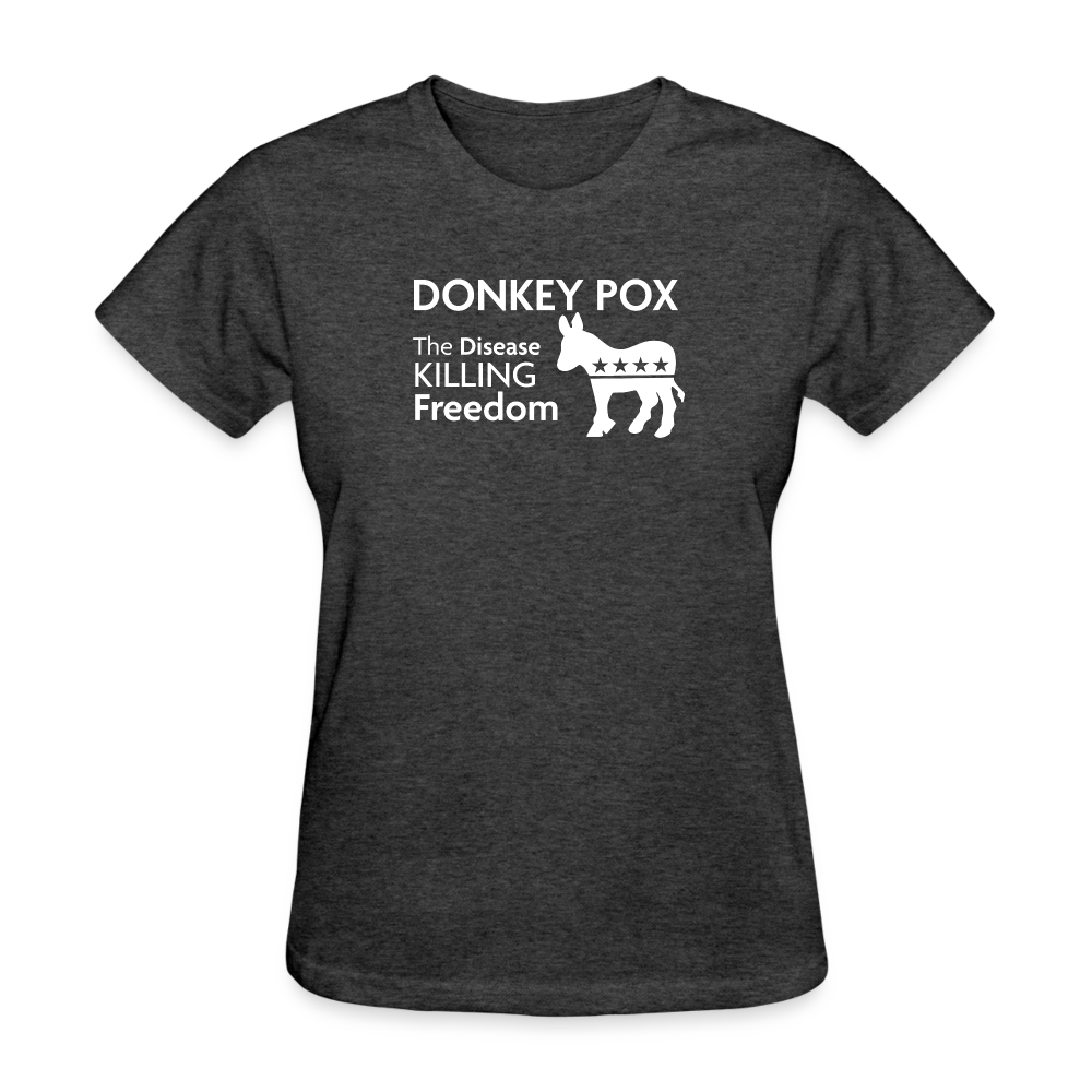 Donkey Pox - Women's T-Shirt - heather black