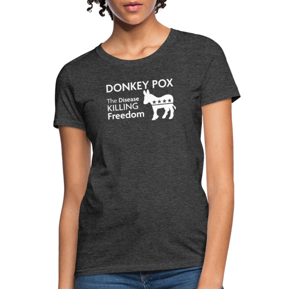 Donkey Pox - Women's T-Shirt - heather black