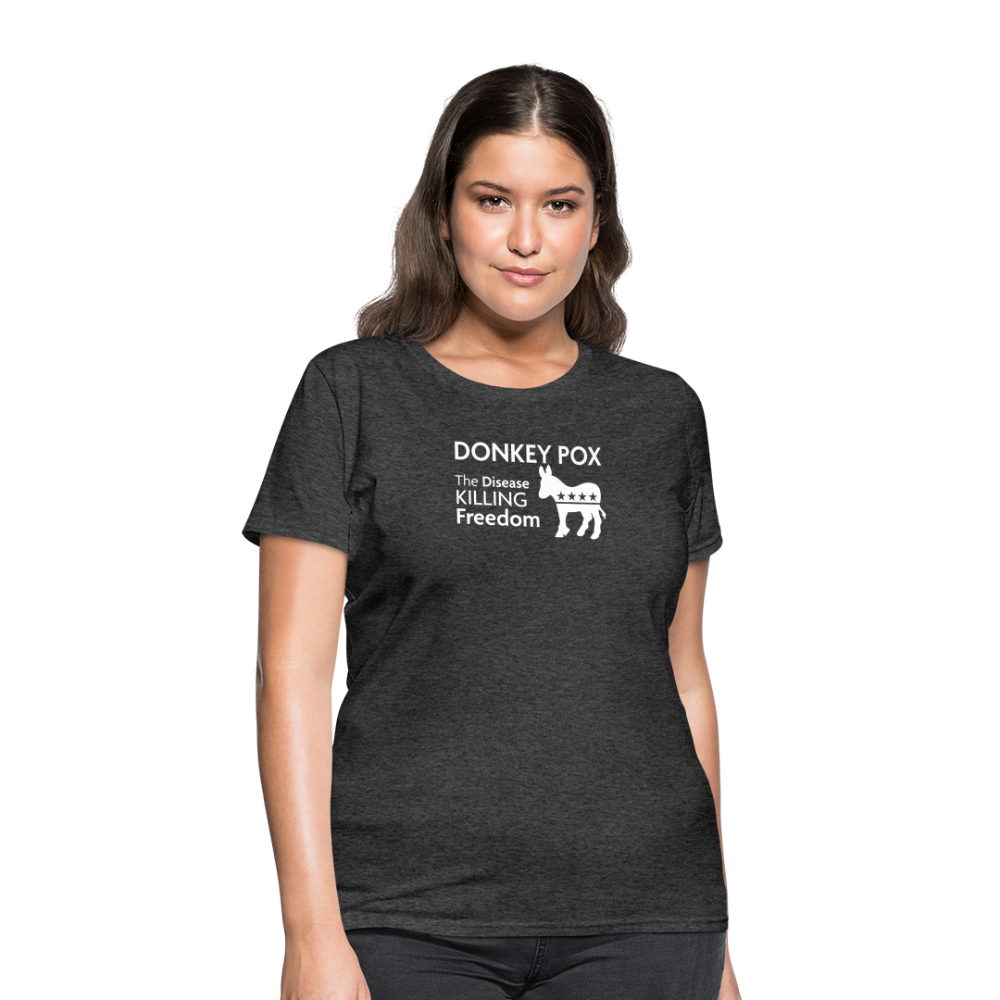 Donkey Pox - Women's T-Shirt - heather black