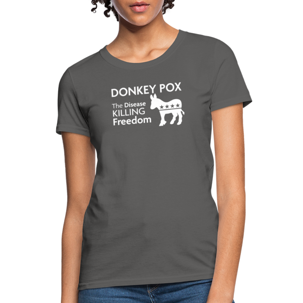 Donkey Pox - Women's T-Shirt - charcoal