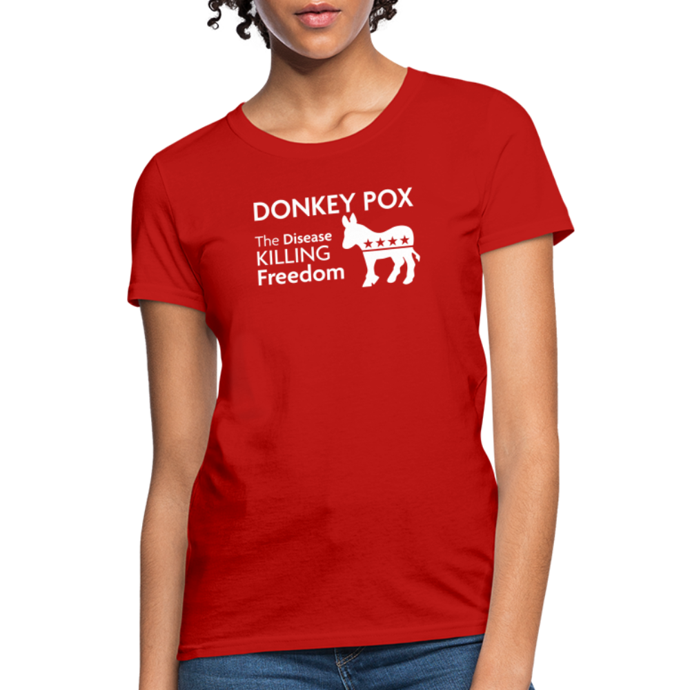 Donkey Pox - Women's T-Shirt - red