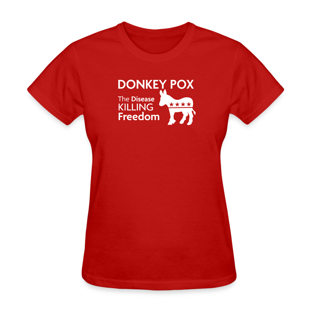 Donkey Pox - Women's T-Shirt - red