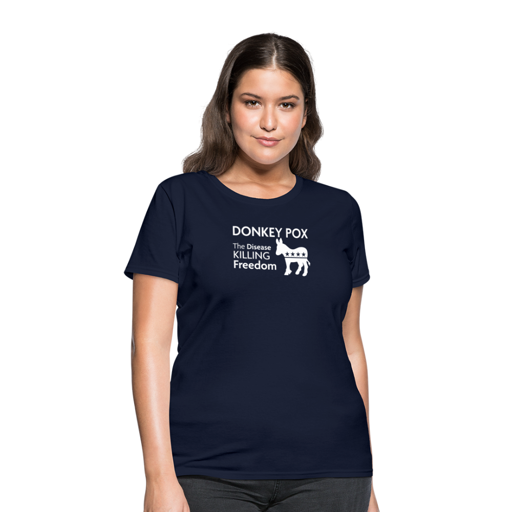 Donkey Pox - Women's T-Shirt - navy