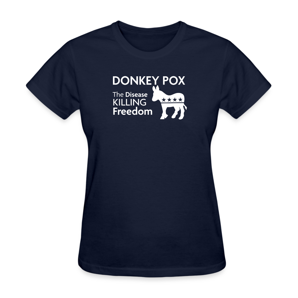 Donkey Pox - Women's T-Shirt - navy