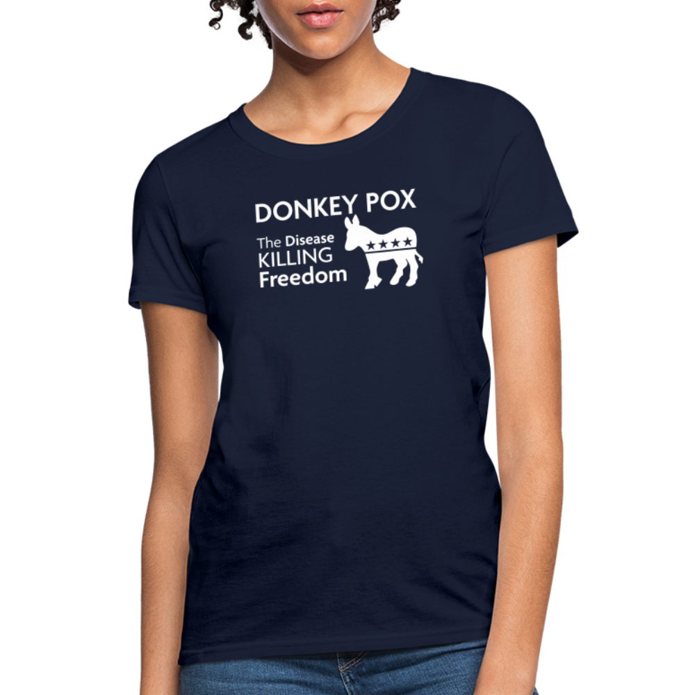 Donkey Pox - Women's T-Shirt - navy