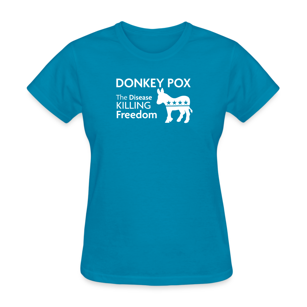 Donkey Pox - Women's T-Shirt - turquoise