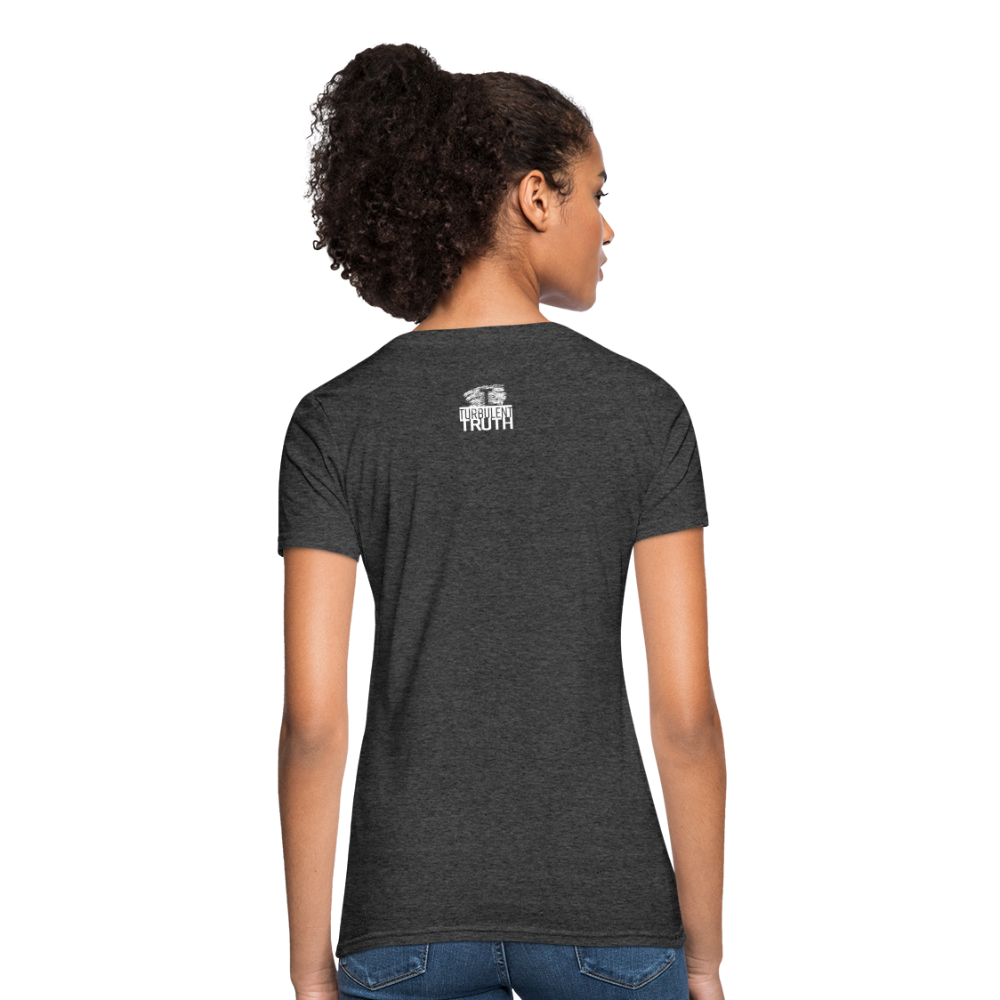 Horn-y for Power - Women's Fruit of the Loom T-Shirt - heather black