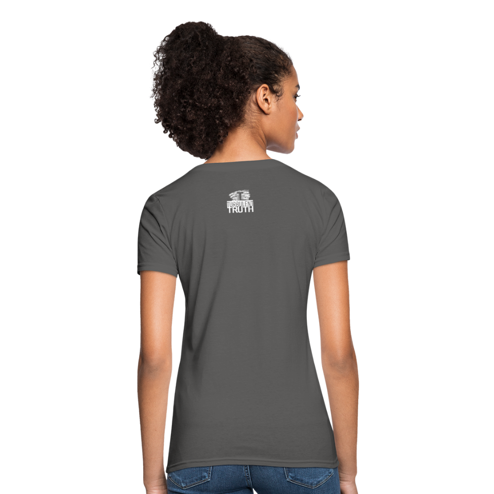 Horn-y for Power - Women's Fruit of the Loom T-Shirt - charcoal