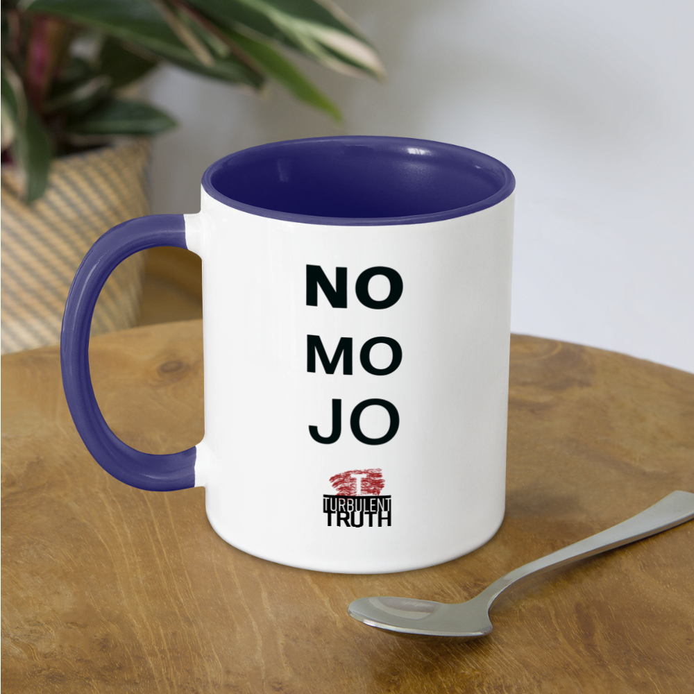 No Mo Jo - Contrast Coffee Mug - white/cobalt blue