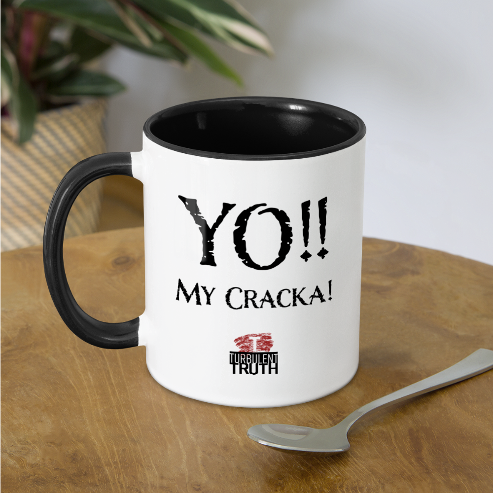 Yo My Cracka - Contrast Coffee Mug - white/black