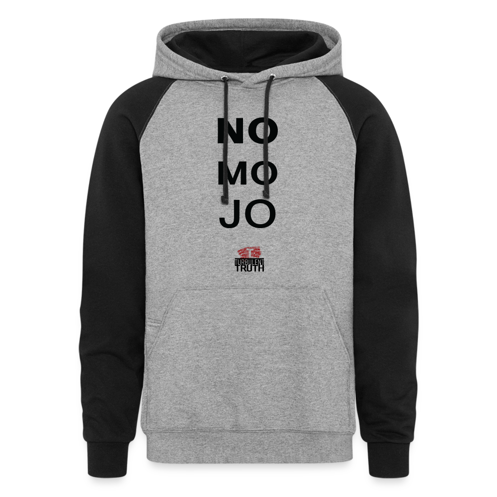 No Mo Jo - Unisex Color Block Hoodie - heather gray/black