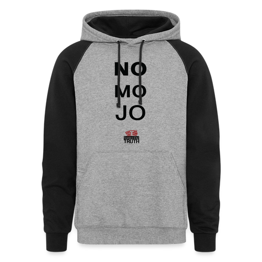 No Mo Jo - Unisex Color Block Hoodie - heather gray/black