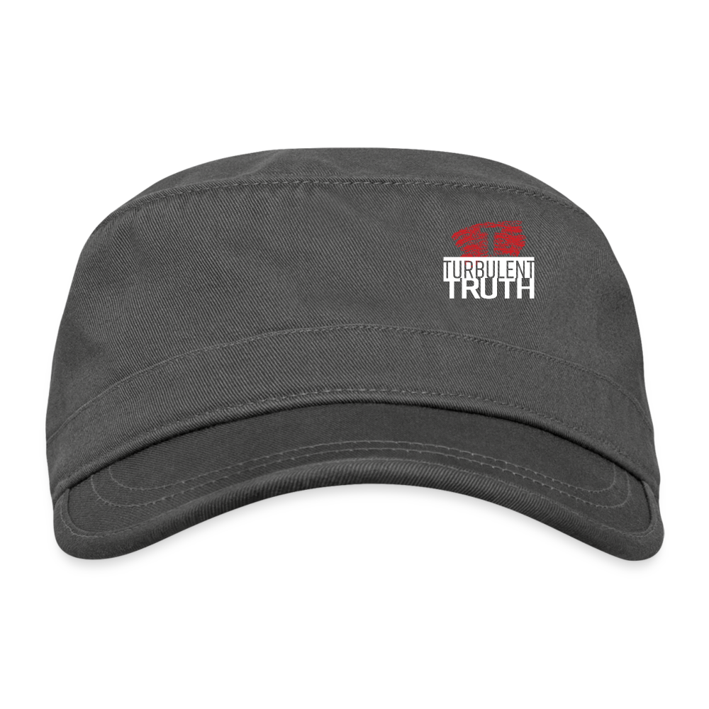 Turbulent Truth - Organic Cadet Cap - charcoal