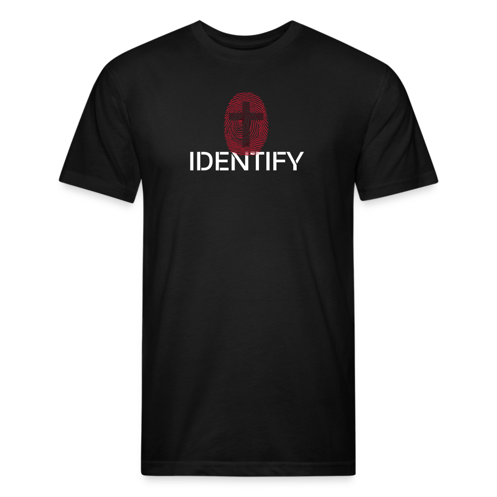 IDENTIFY - Men's Fitted T-Shirt by Next Level - black