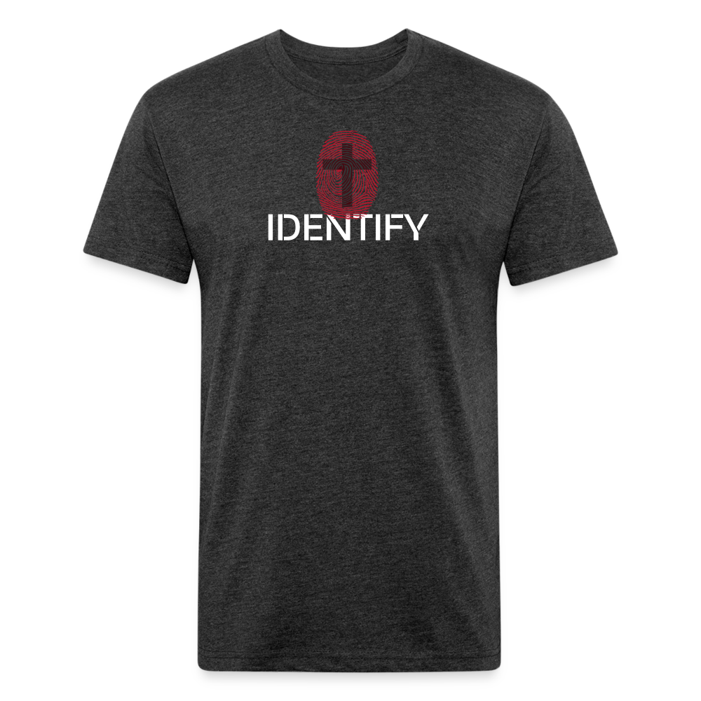 IDENTIFY - Men's Fitted T-Shirt by Next Level - heather black