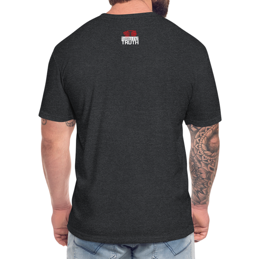 IDENTIFY - Men's Fitted T-Shirt by Next Level - heather black